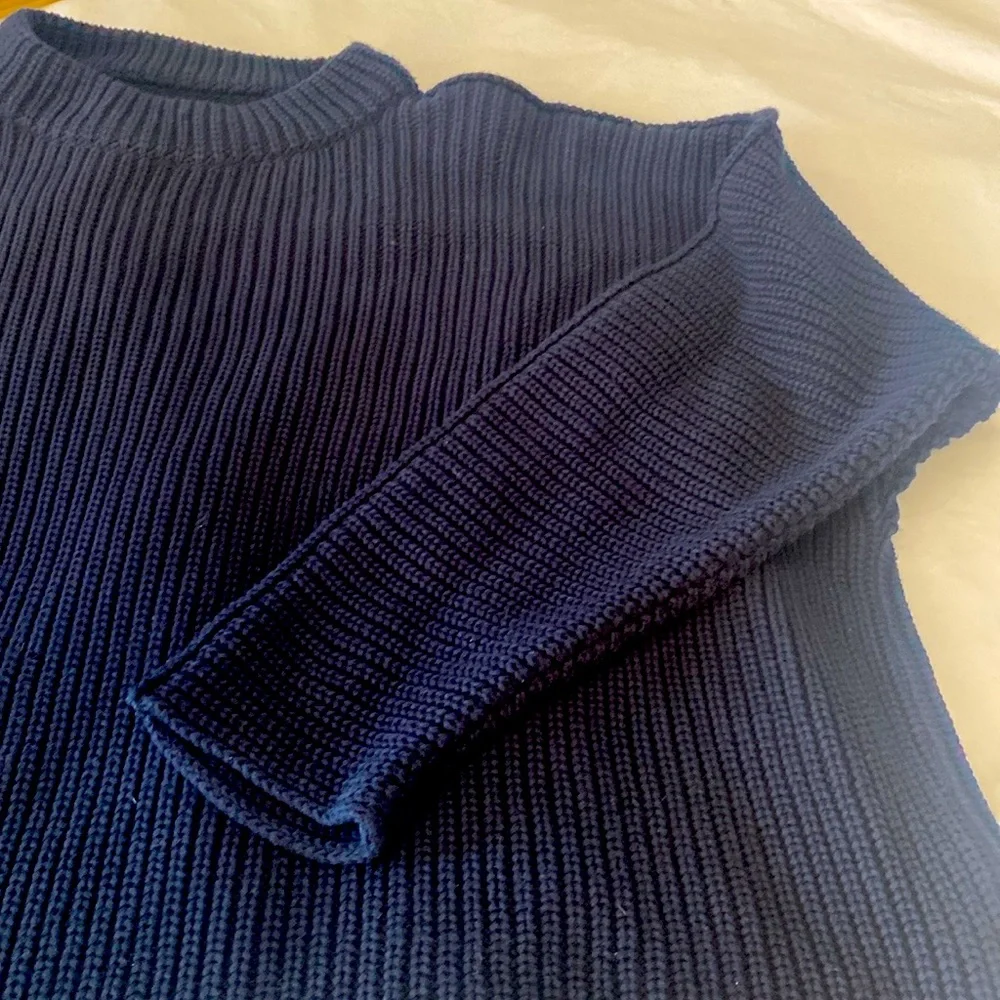 NWOT FRANK AND EILEEN MONTECITO COTTON SWEATER - Picture 4 of 4